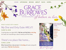 Tablet Screenshot of graceburrowes.com